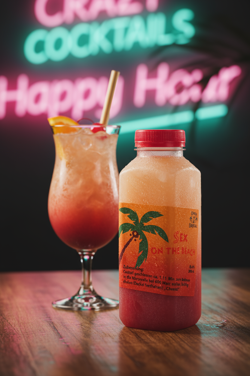 Sex on the Beach Cocktail - Crazy Cocktails